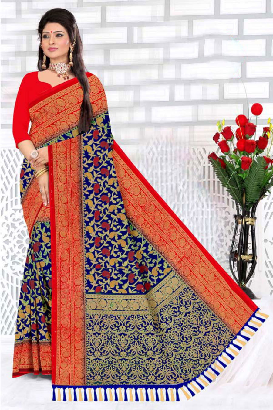Renial Printed 2 New Latest Designer Ethnic Wear Saree Collection